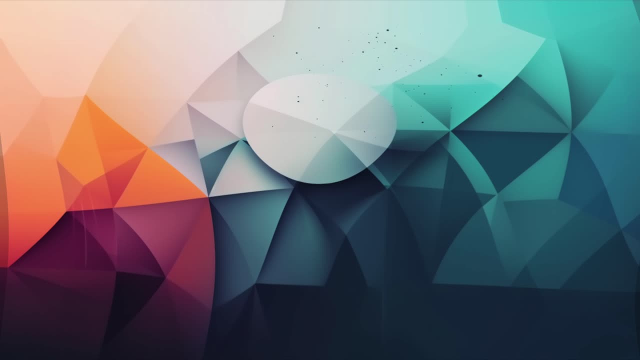 Colorful Abstract Art Motion Background Geometric Shapes Liquid Animation
