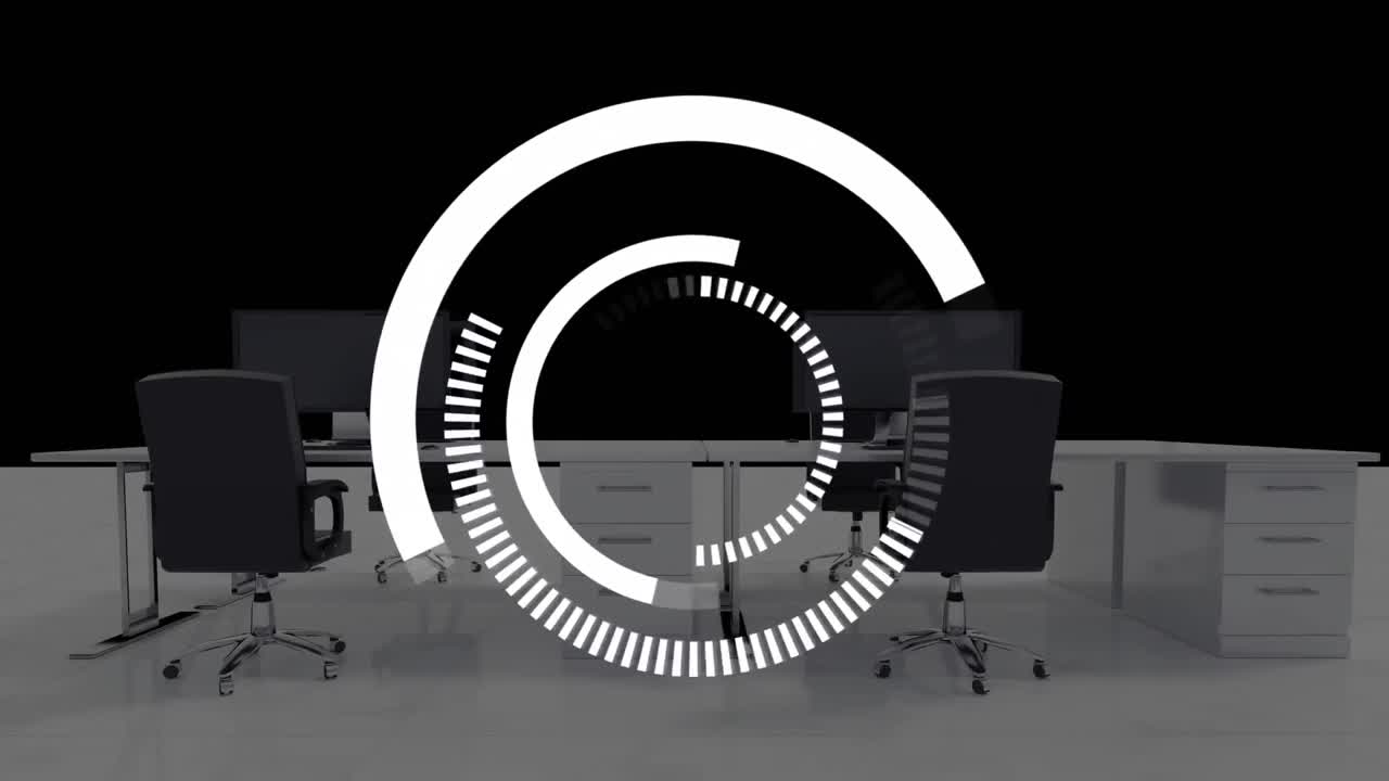 animación del icono de carga en la oficina de negocios