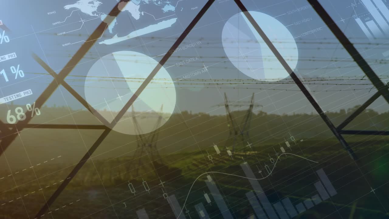 estadísticas y gráficos sobre las torres de transmisión 4k