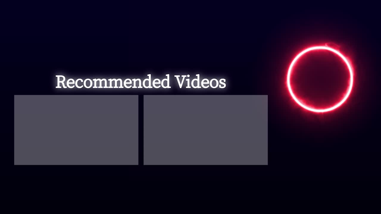 brillantes tarjetas de final de pantalla de finalización gráficos de movimiento