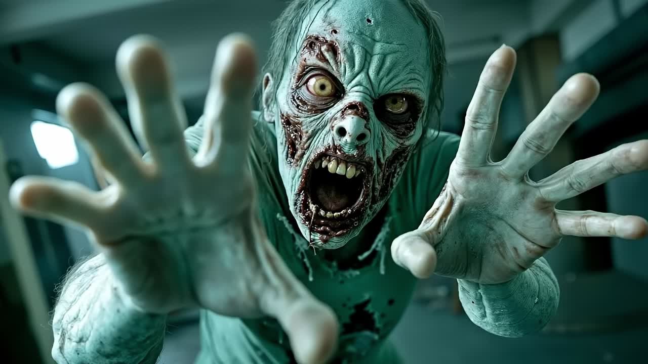 A close up of a person with their hands outstretched in the air