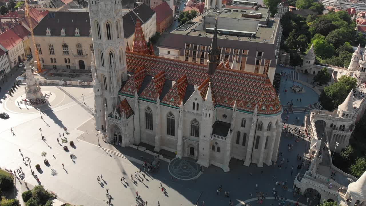 부다페스트 - nd 필터-2를 사용하여 4k 24fps로 만든 dji mavic air drone으로 비행하는 헝가리 여행