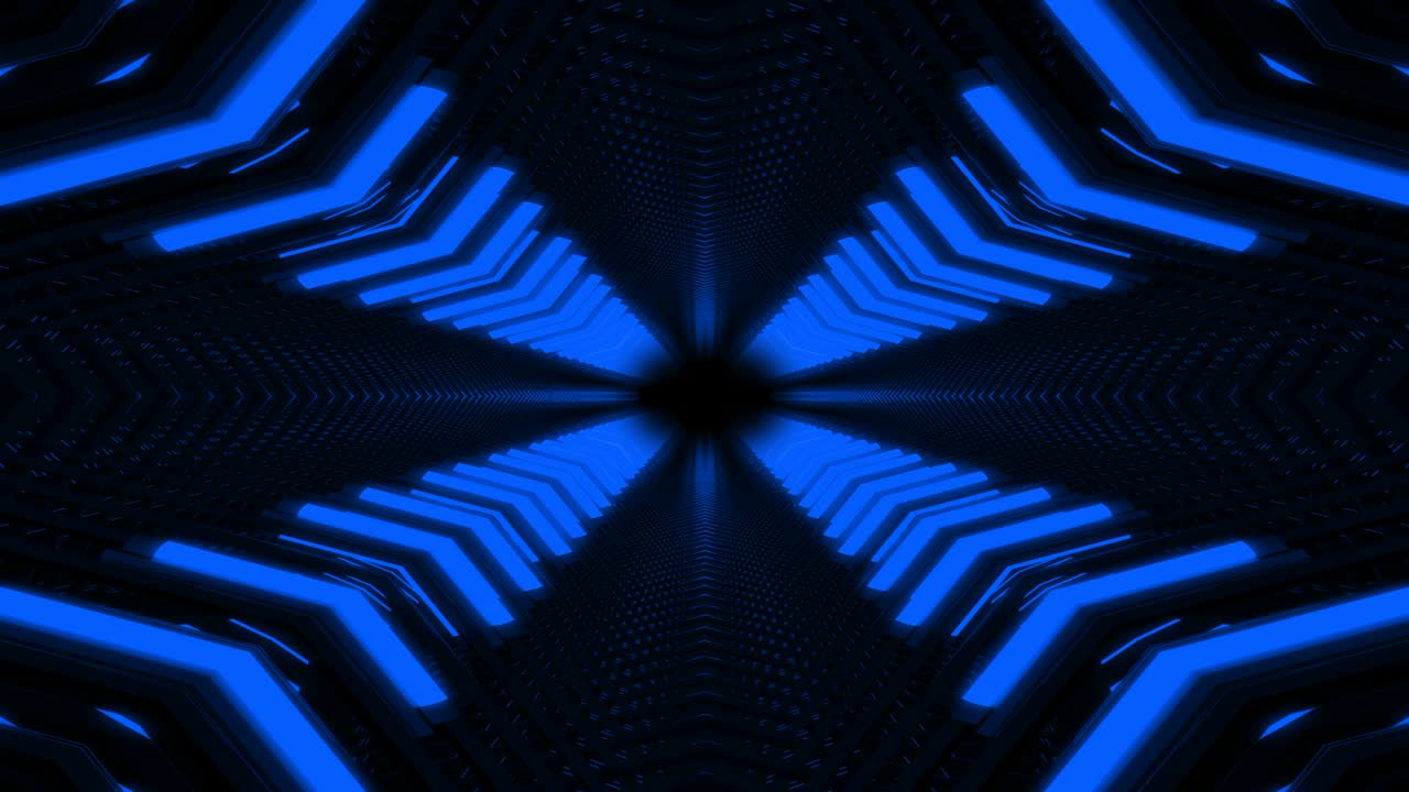 Loop di sfondo blu infinito