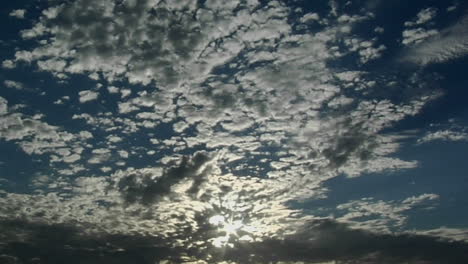 White-clouds-drift-in-a-blue-sky-in-time-lapse-1