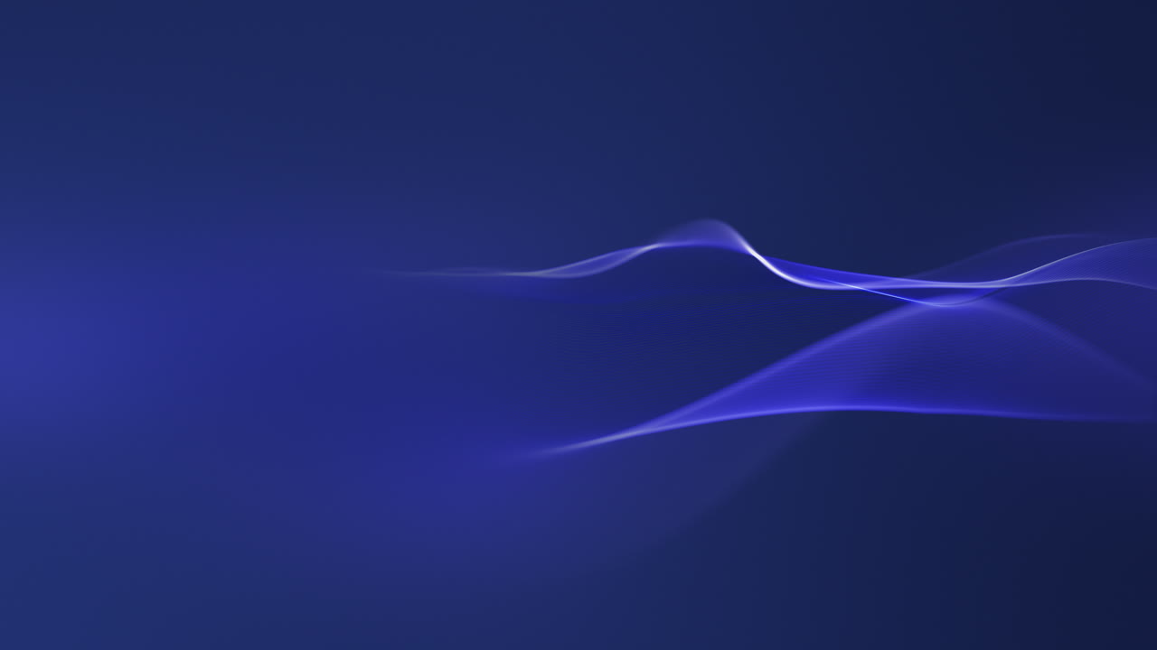 Airy Blue Wave Flow – Seamless Abstract Animation