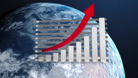 Animation-of-statistics-processing-over-globe