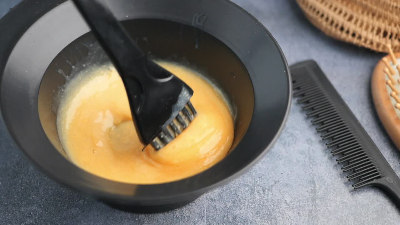 Hair dye preparation