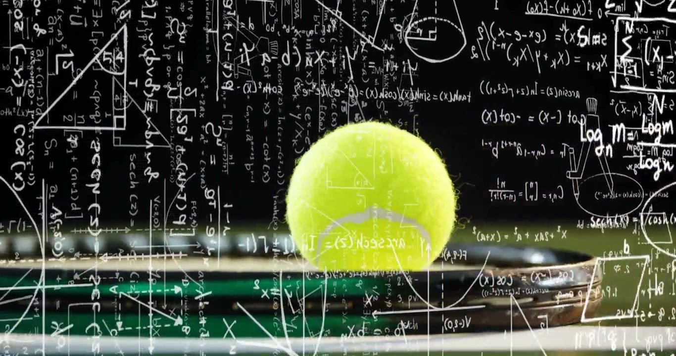 Yerçekiminin Tenis Topunu Raket Tellerine Çekmesi, Sıkıştırması, Geri Sıçraması ve Zıplama Demosunu Görselleştirmesi