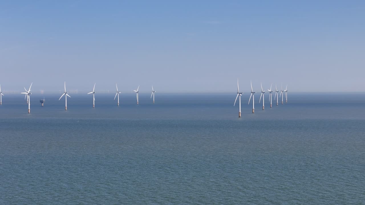 Gunfleet Sands Offshore Wind Farm
off Clacton on Sea UK aerial