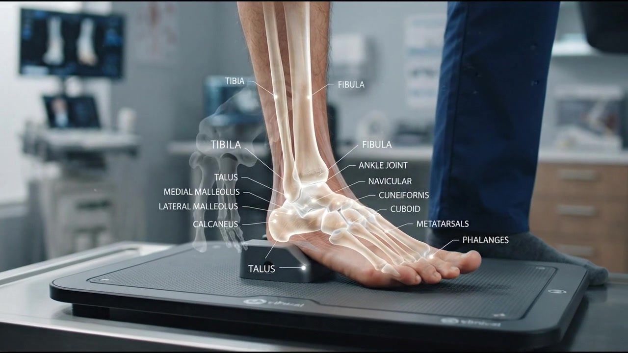 Medical Visualization of Human Foot Anatomy During Clinical Examination