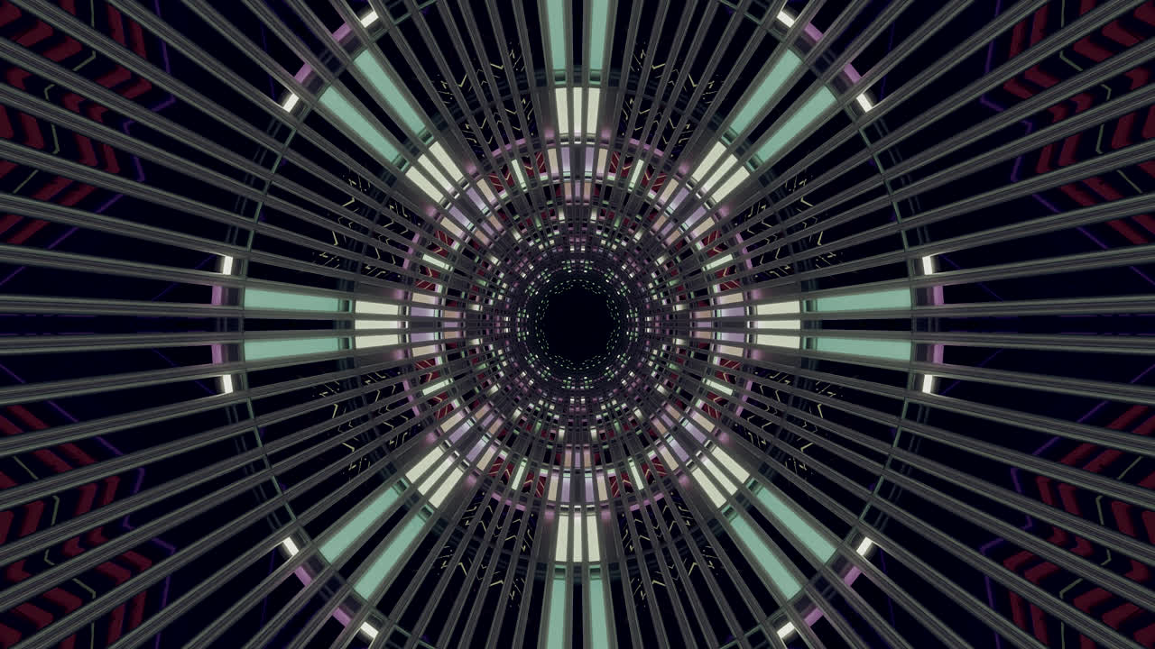 Abstracto Túnel futurista