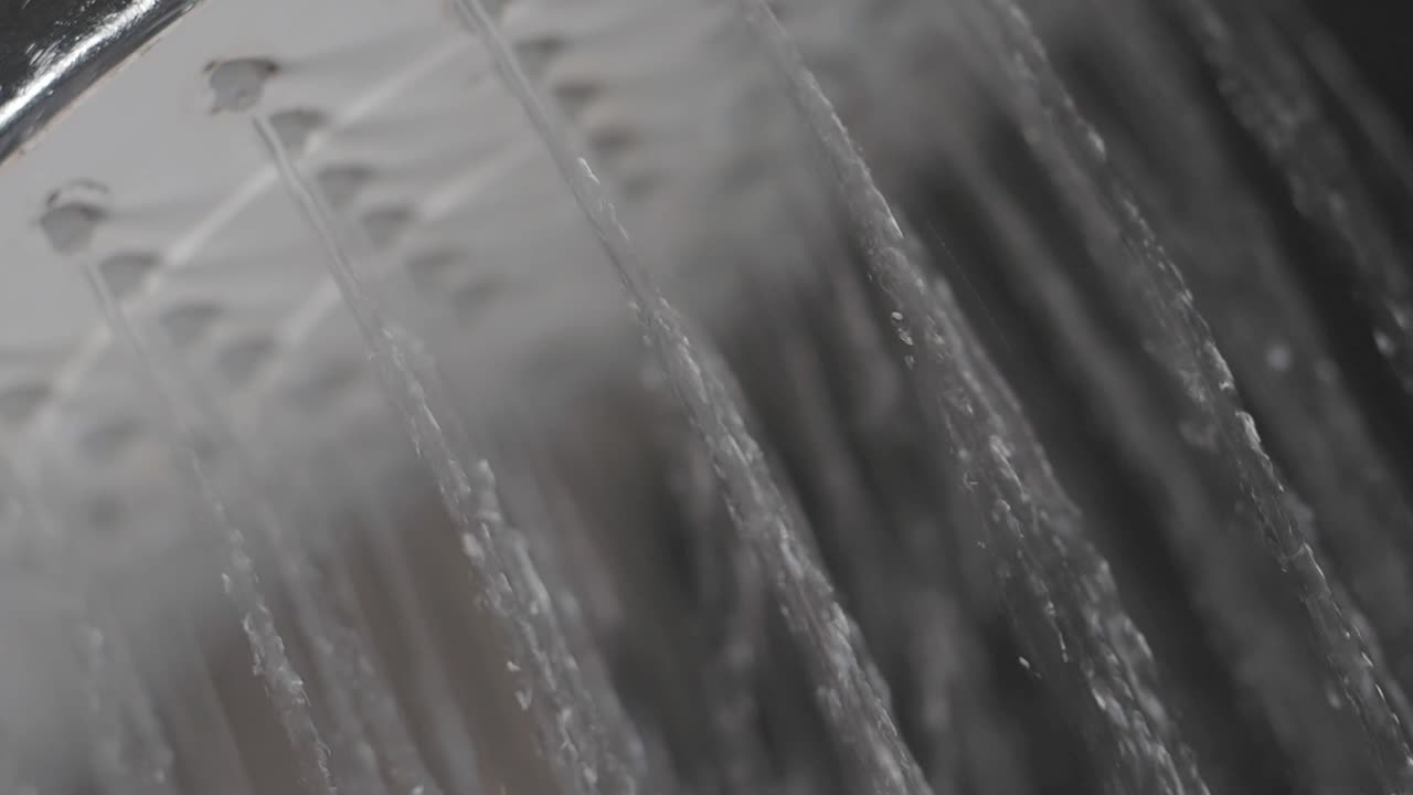 Shower head with running water