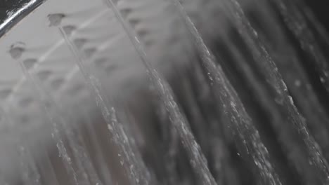 shower head with running water
