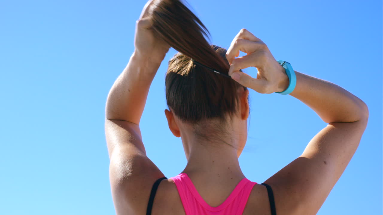 그녀는 준비가 됐어요.