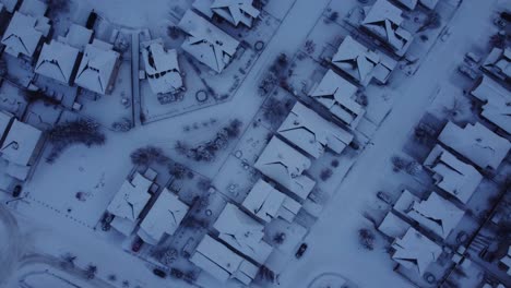 Magia-Invernal:-Vistas-Aéreas-De-Comunidades-Canadienses-Cubiertas-De-Nieve