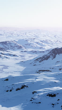 snowy mountain scenery