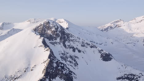 snowy mountain peaks