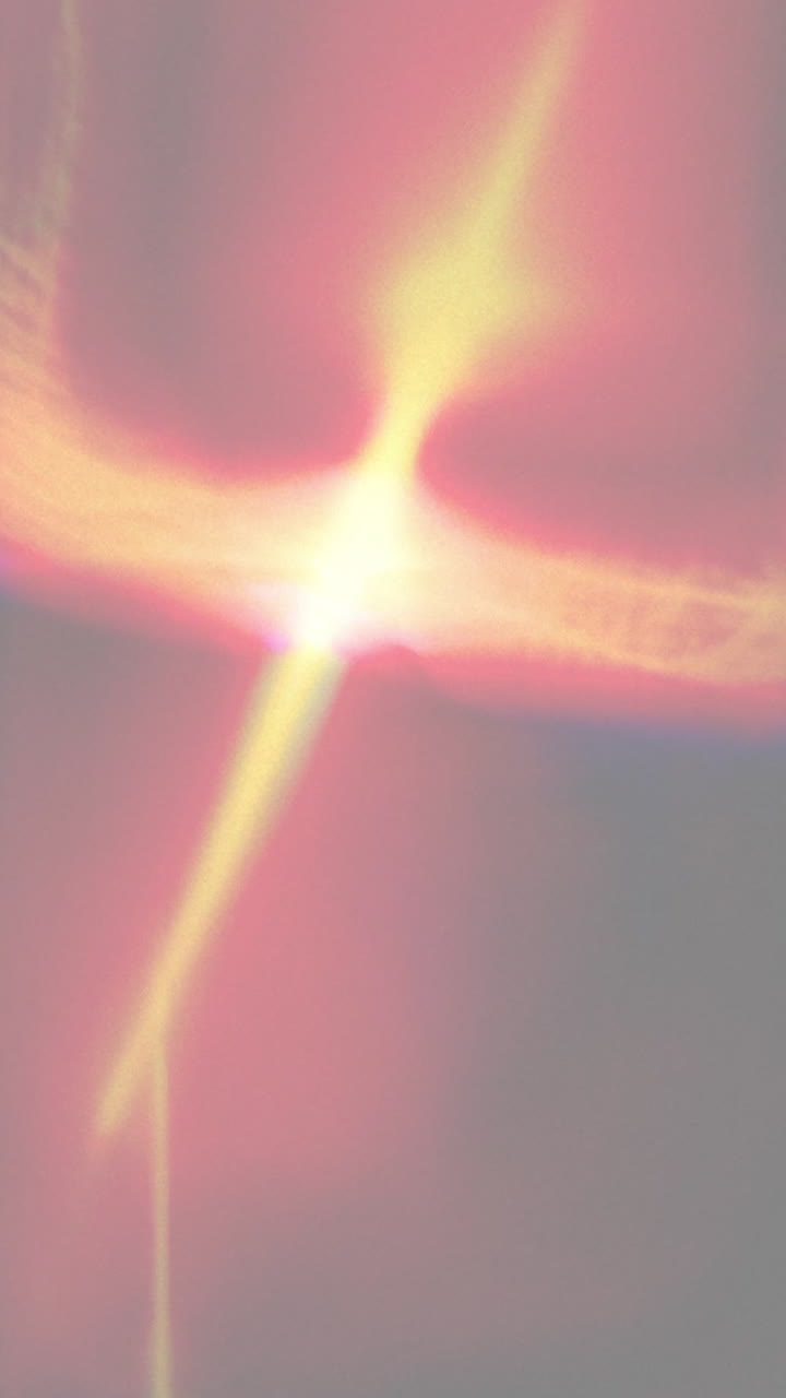 Abstract Light Leaks and Lens Flare Overlay Effect