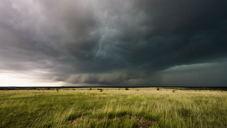 cloud textures and colours in a beautiful storm over fields