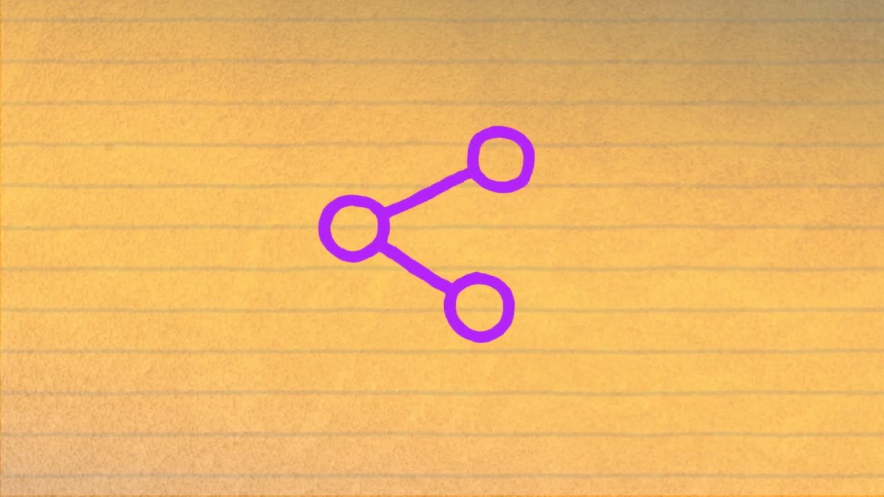 dibujar el icono de la mano sobre el papel con regla amarilla en el fondo