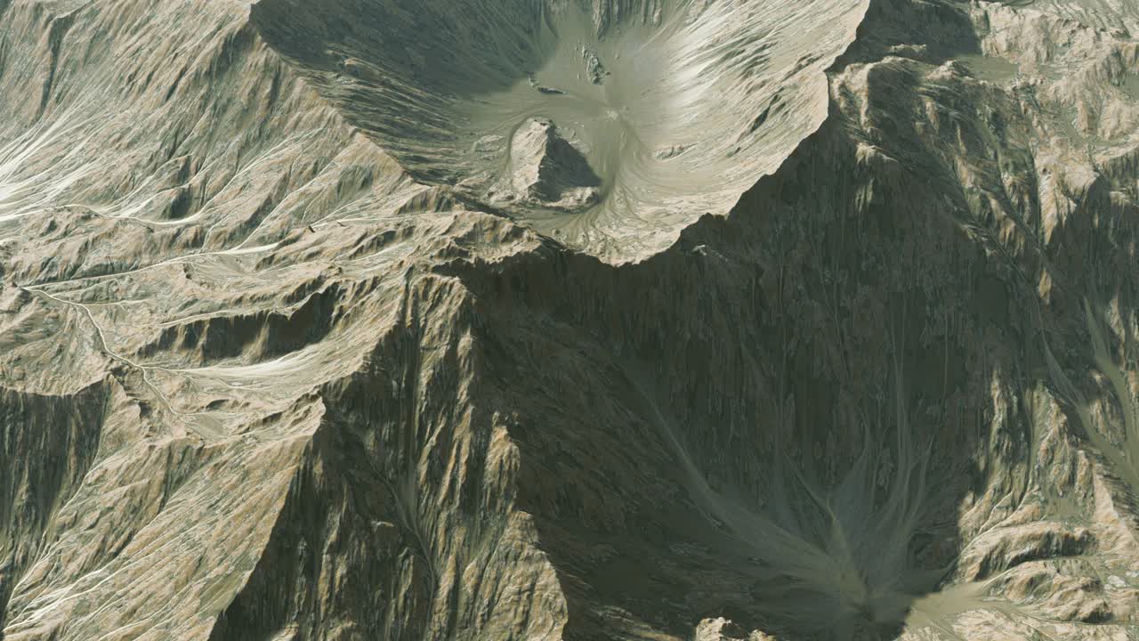 vista del paisaje del planeta alienígena