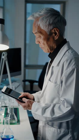 Senior Scientist Working in a Laboratory