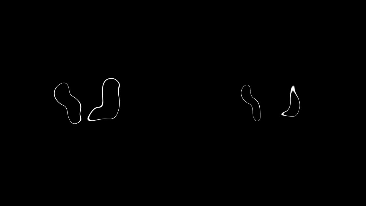 왜곡된 서클 스프레드 루프 애니메이션 모션 그래픽