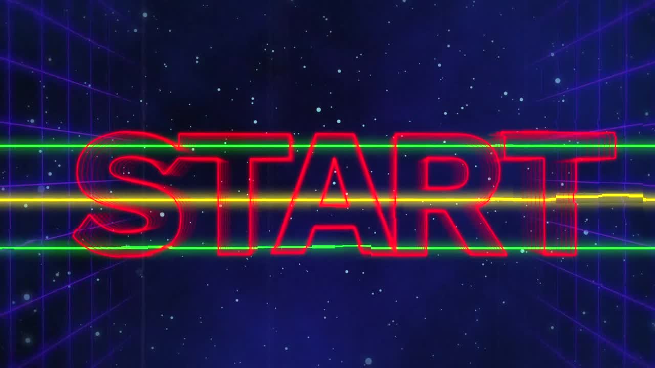 pantalla de juego retro