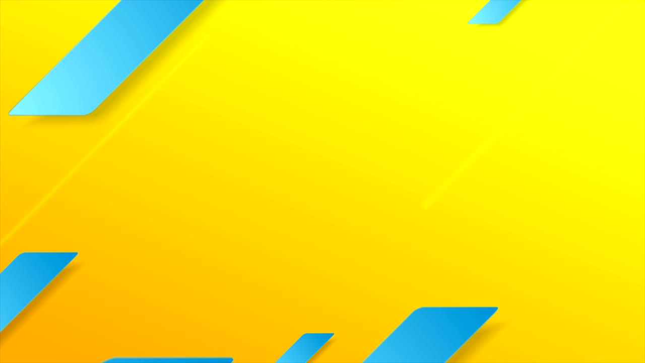 Bright abstract geometric tech video animation