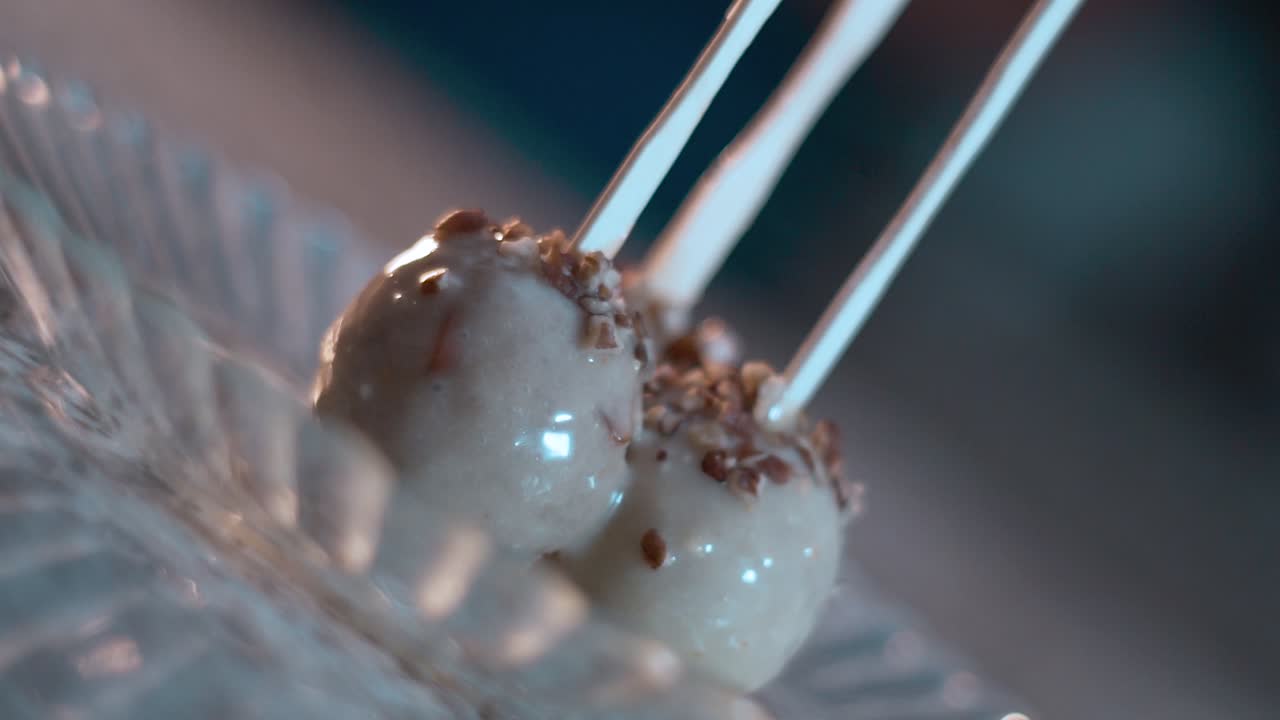 Cake pops decorated in dutch angle