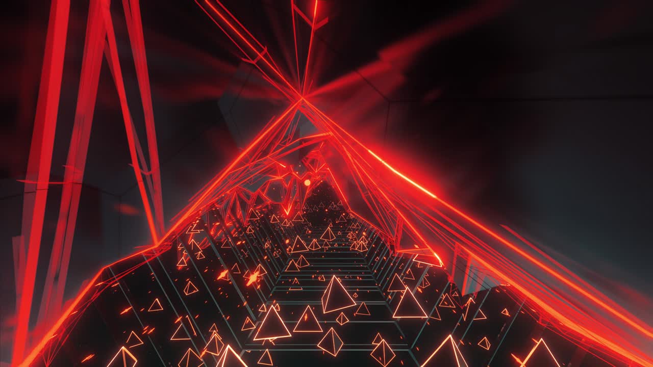 vj retro serie de fantasía de los años 80 día y noche. loopable video de stock