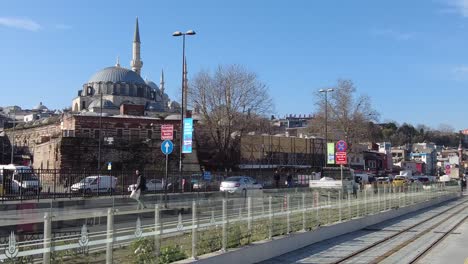street scene in istanbul, turkey