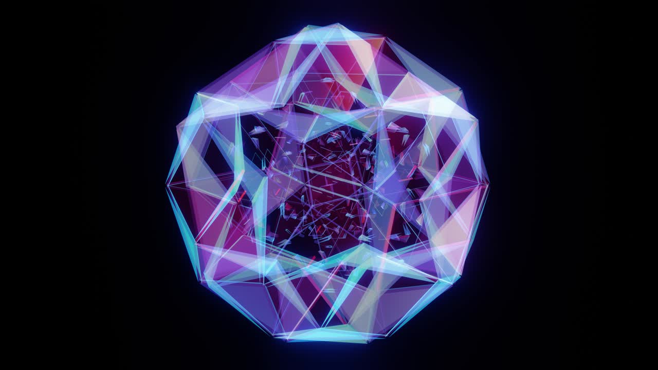 회전의 애니메이션, 투명한 다채로운 추상화의 움직임, 당신의 아름다운 비디오를위한 vj 루프 애니메이션, 성공적인 창의성을 기원합니다!