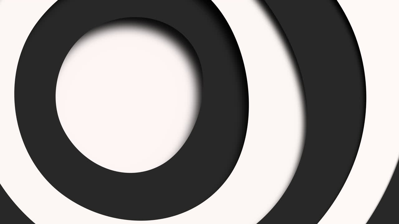 Minimalist circle design element