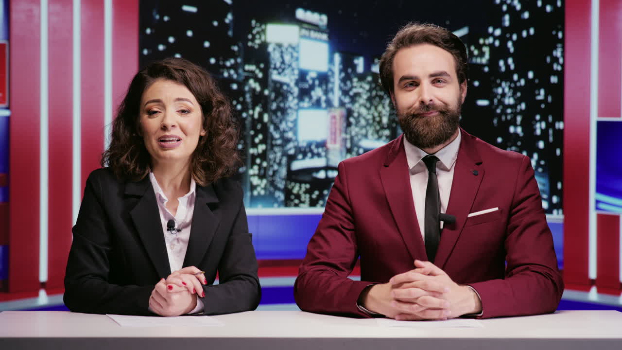 Reporters team hosting night show late