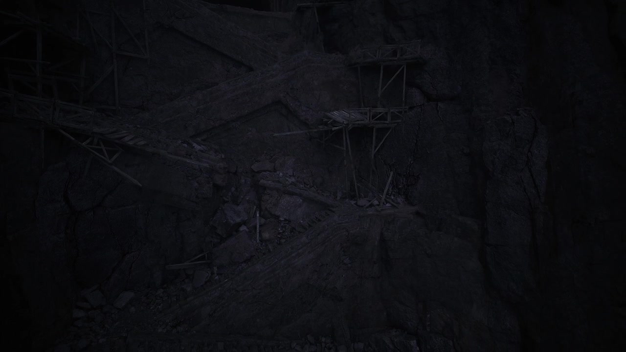 Bleak concrete wall with jagged aperture for architectural visuals