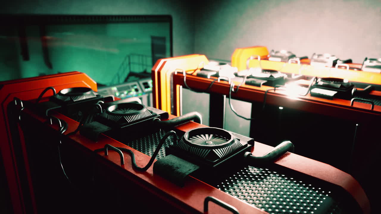 コンピュータグラフィックカードを使用した暗号通貨マイニングファーム