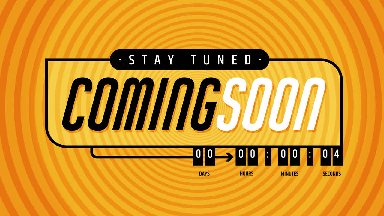 Coming Soon Countdown Timer Announcement