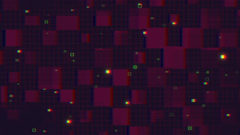 Colorful-pixelated-grid-pattern