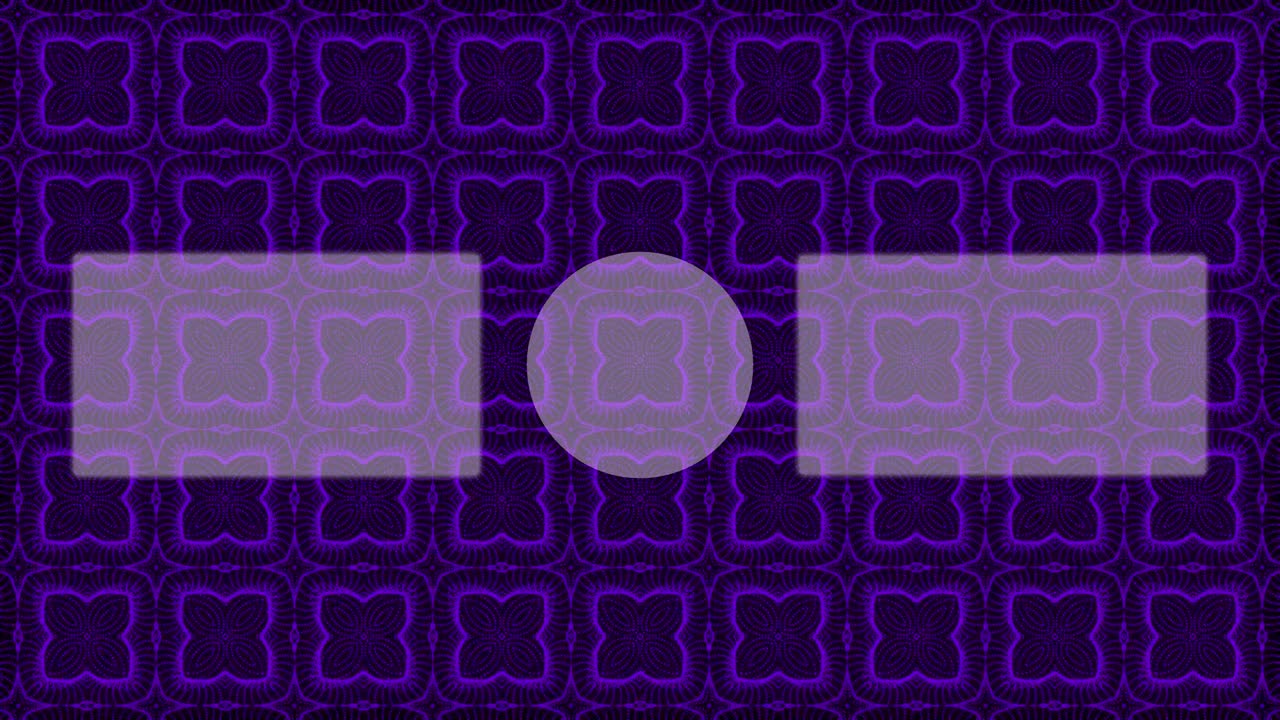 Kaleidoscope pattern end card ending screen motion graphics