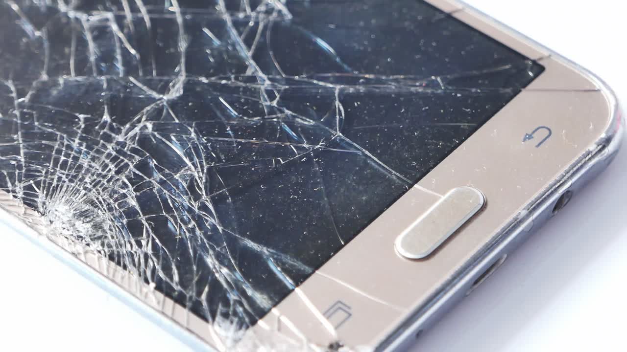 Broken Smartphone Screen