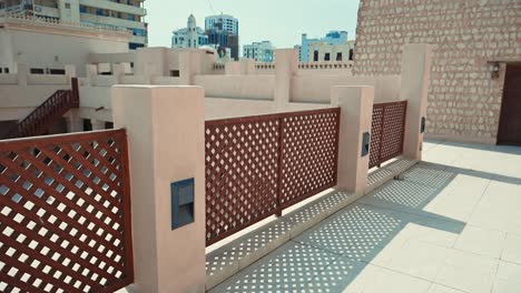 a glimpse inside a traditional arab house within sharjah fort, also called al hisn fort, in sharjah, uae