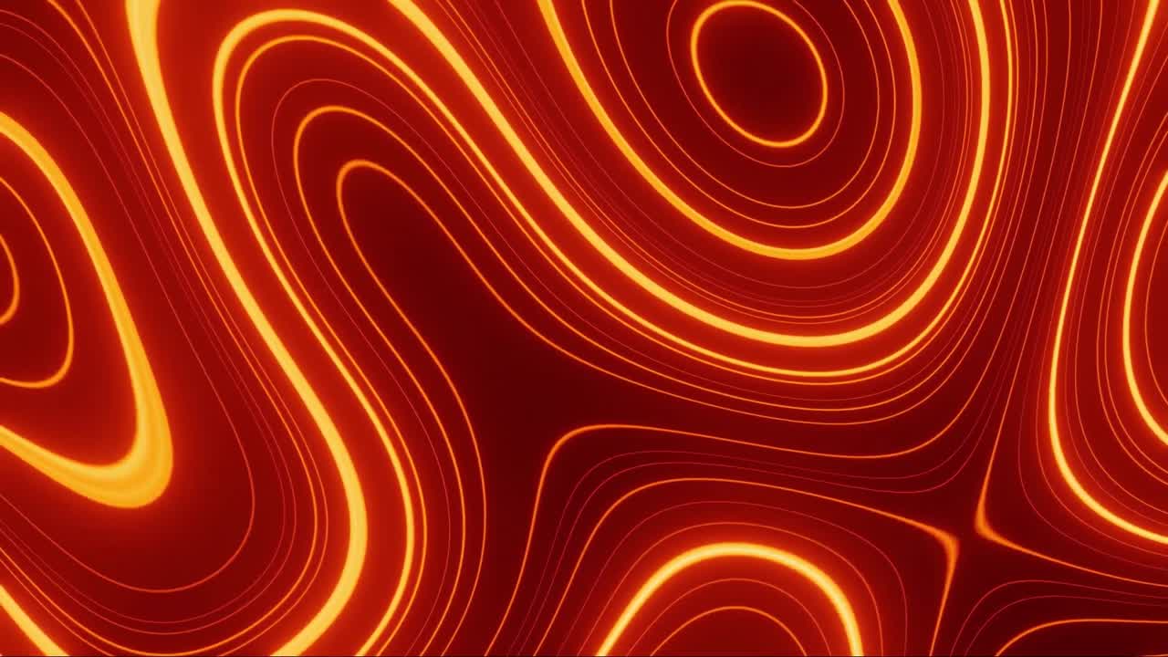 レトロな催眠的な動きのアニメーション