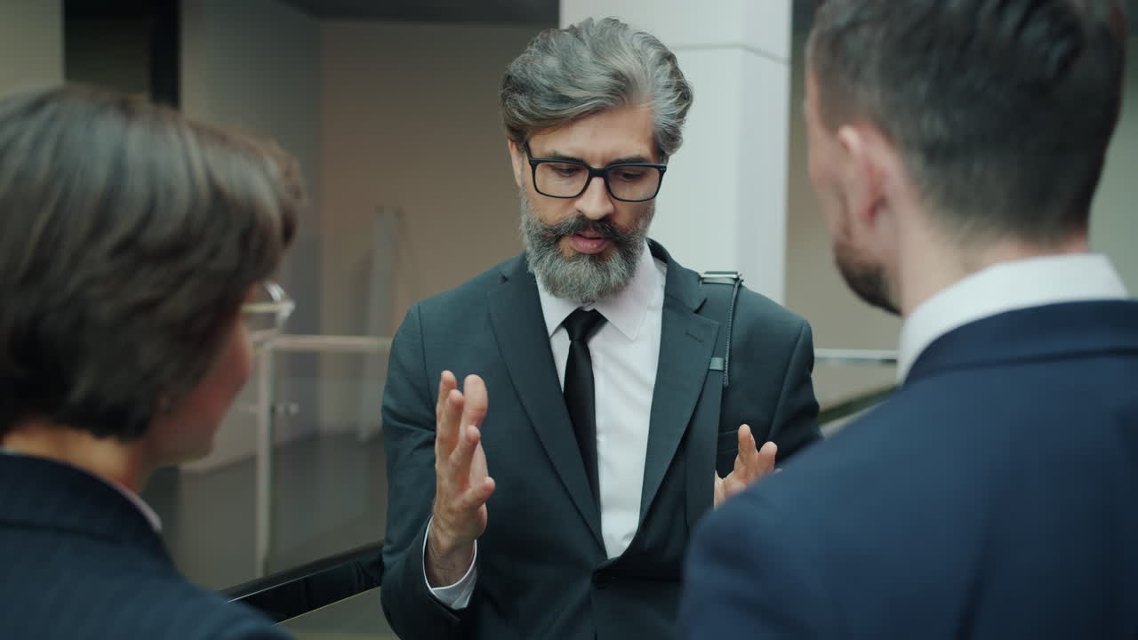 discusión de reuniones de negocios