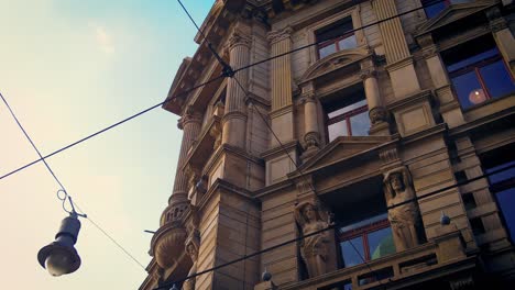 17th-century-dutch-sandstone-renaissance-building-center-of-capital-city-Amsterdam