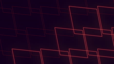 Red-neon-cubes-pattern-on-black-gradient