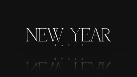 Elegance-style-Happy-New-Year-text-on-black-gradient