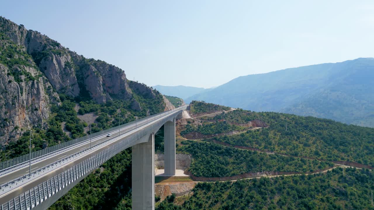 몬테네그로 고속도로, 아드리아 해로 운전, 공중 패노