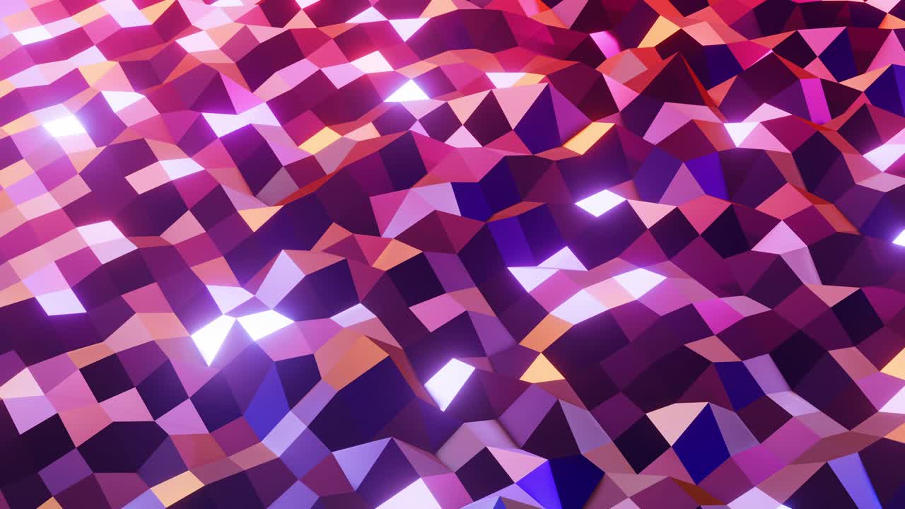 animación de bucle sin costuras de morphing. fondo abstracto geométrico brillante
