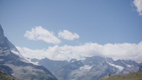 mountainside landscape near the matterhorn in switzerland